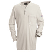 SEL2 Long Sleeve Tagless Henley Shirt - EXCEL FR®