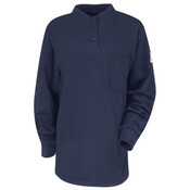 SEL3 Long Sleeve Tagless Henley Shirt - EXCEL FR®