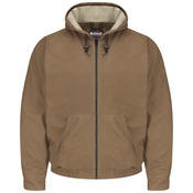 JLH4 Brown Duck Hooded Jacket - EXCEL FR® ComforTouch®