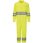 CMD8 Hi-Vis Deluxe Coverall with Reflective Trim - CoolTouch® 2 - 7 oz.